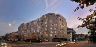 K.I.S.S. Apartment Building in Zurich, Switzerland - designed by Camenzind Evolution