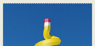 It Began With A Pen - Graphic Art Print by Julien Rivoire / Bastardgraphics
