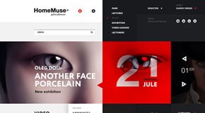 HomeMuse Gallery - Website Design by Sergei Gurov