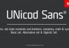 UNicod Sans - Modern Typeface - Font Design by Mostardesign Studio