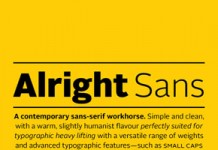 Alright Sans by Okay Type