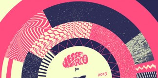 Artwork for a mixtape Jesse Marco creates for Stussy Deluxe by André Britz