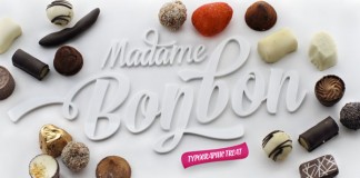 Bonbon script family desktop font by Fenotype