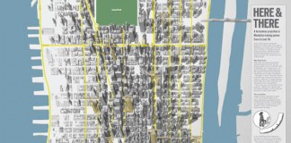 Here & There - Manhattan Uptown - Horizonless Projections by Studio BERG