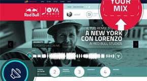 Red Bull Jova Remix Session - Web Design by Fabio Minerva