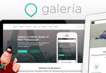 JM Galeria Responsive CMS Joomla Template