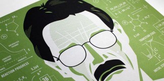 Breaking Bad Poster Illustration - close up