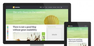 SeaShell - Responsive WordPress Blog Theme