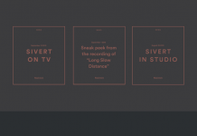 Sivert Høyem - visual identity design by ANTI