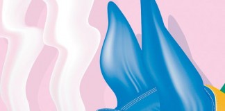Close up of the Artwork "Hard Race, Steaming Horse" by Vicente García Morillo for SOIRÉE GRAPHIQUE No. 6