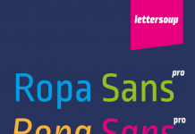 Ropa Sans Pro font family from Lettersoup