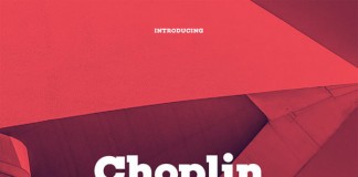 Choplin font family, a geometric slab serif typeface with nine uprights plus matching italics designed by René Bieder.