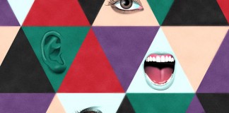 Triangle Sens - poster design for Curioos