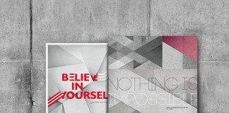 Believe in yourself - Nothing is impossible - A personal project by Yevgeniya Glova.