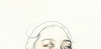 Inevitable - Surreal mixed media portraiture on paper by Haejung Lee