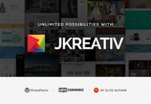 Jkreativ - multi-layer Parallax theme for multiple purpose