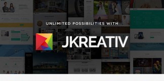 Jkreativ - multi-layer Parallax theme for multiple purpose