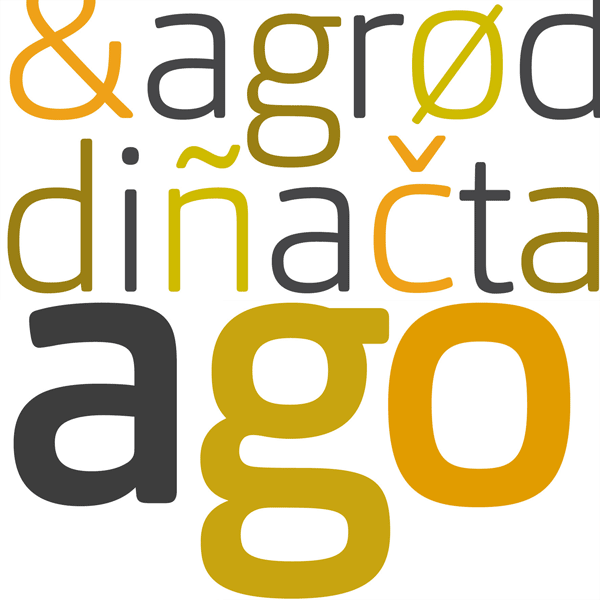 Orgon, a linear font family with a warm touch.