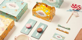 Illustrations by Anya Aleksandrova for Michelle's Backery identity.