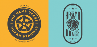 Logos, letterings, and badges by Allan Peters.