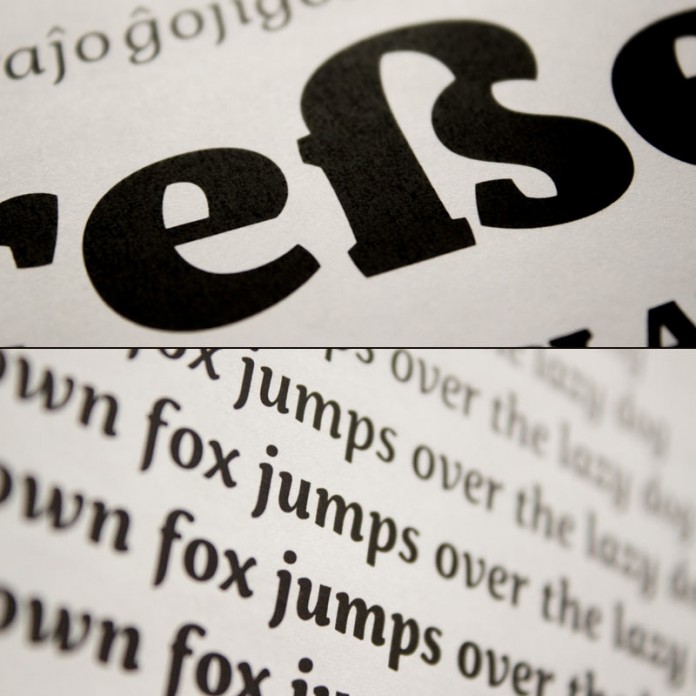 A striking slab serif family with harmonious curves.
