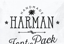 Harman, a handmade font collection by type designer Ahmet Altun.