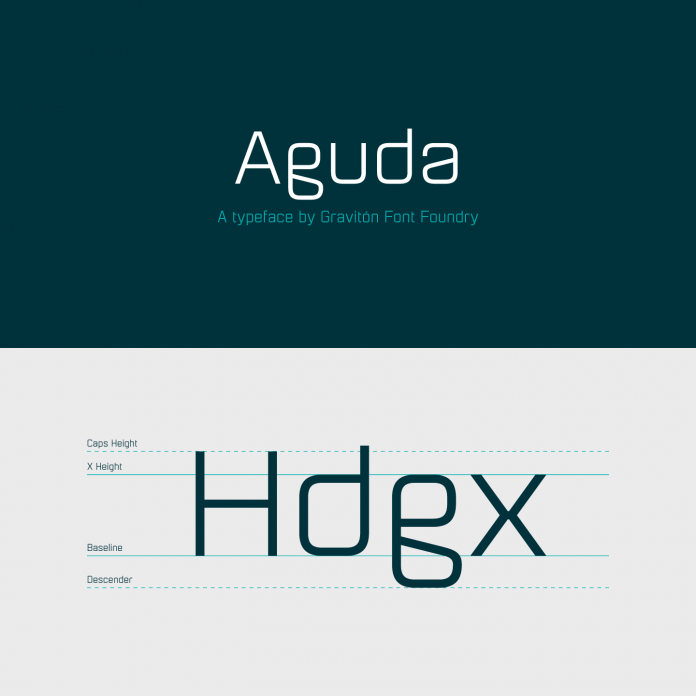 Aguda font family, a modular, geometric typeface from foundry Graviton. Aguda font family, a modular, geometric typeface from foundry Graviton.