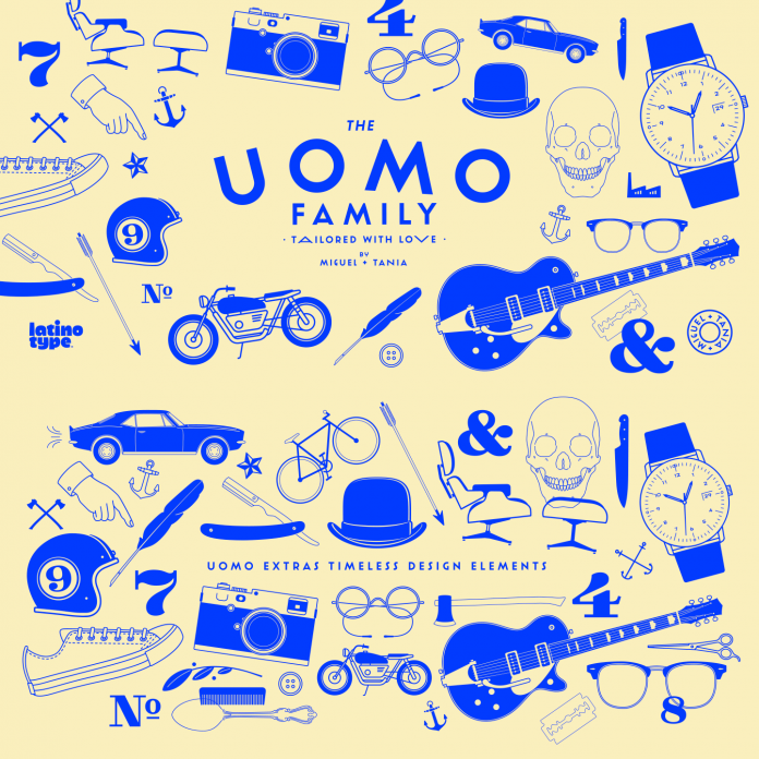 Uomo, a contemporary typographic system by Latinotype.