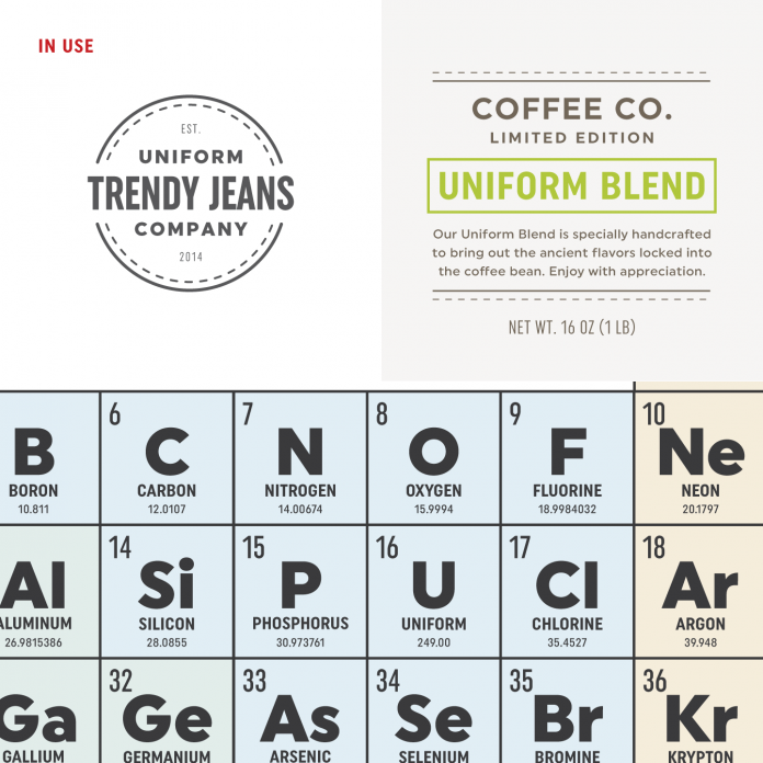 Uniform typeface, a modern font family from the Miller Type Foundry - Examples of use.