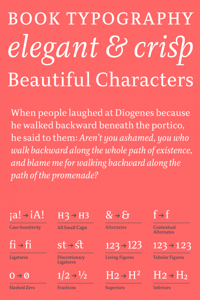 Diogenes, a serif font family by Ludwig Übele. Diogenes, a serif font family by Ludwig Übele.