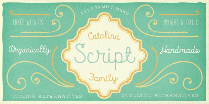 The handwritten script family.