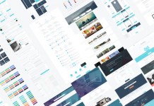 Elixir - UI kit and PSD web design templates for download.