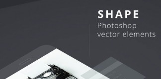 All graphics and clean icons are created with Adobe Photoshop vector elements.