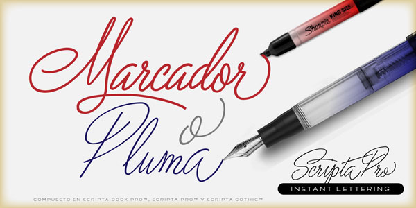 The Scripta Pro is a commercial script writing. The Scripta Pro is a commercial script writing.