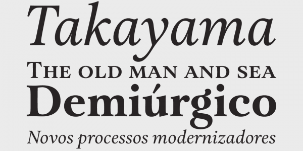 Some text samples of this beautiful serif font family.