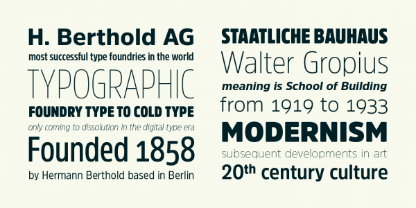 Different type samples.