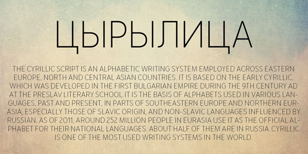 The character set supports multiple languages. The character set supports multiple languages.