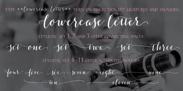 The typeface offers lots of helpful OpenType features.