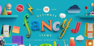 The Fancy Items Scene Generator includes numerous objects for various subjects.