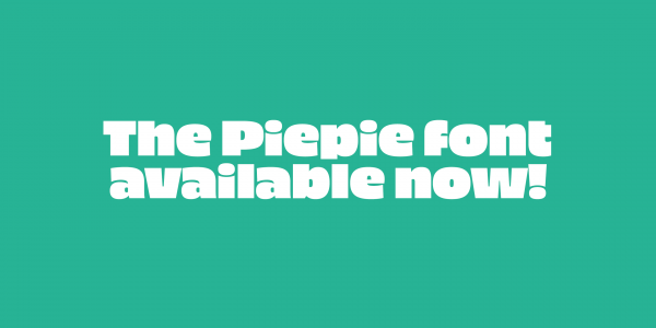 This is the playful Piepie font from Ryoichi Tsunekawa's Flat-it type foundry. This is the playful Piepie font from Ryoichi Tsunekawa's Flat-it type foundry.