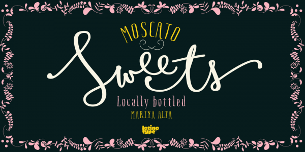 Use it for titles and headlines with a hand drawn chic.