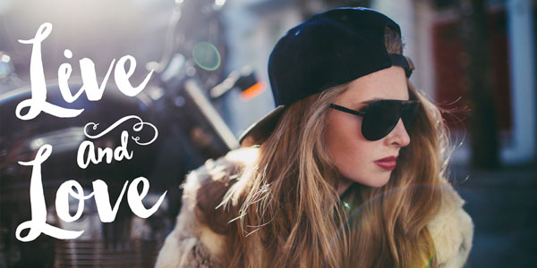 Wanderlust letters is a great choice for titles with a handmade touch.