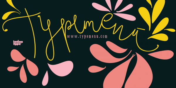 With this family you can create beautiful letterings in a handwritten style.