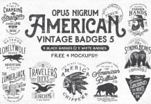 American Vintage Badges 5.