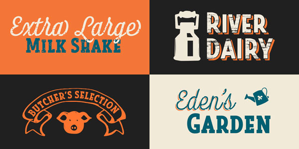 Create amazing titles with layers and ornaments.