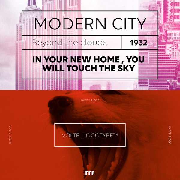 You can use it as display font for digital and print media.