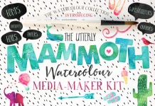 Mammoth Watercolor Media Maker Kit The Mammoth watercolor media maker kit.