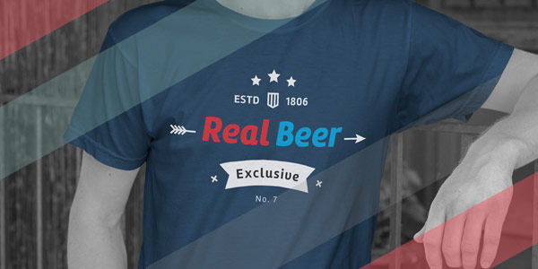 Example of use - t-shirt front print. Example of use - t-shirt front print.