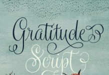 Gratitude Script font