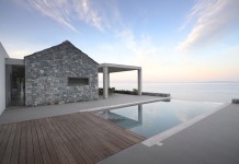 Villa Melana, a Modern House in Greece with Great Sea Views Villa Melana, a modern country house in local arcadian stone with great sea views.